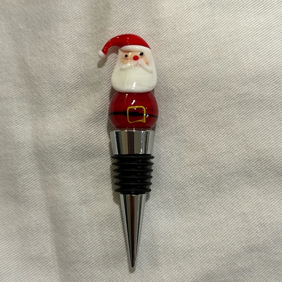 Chritmas Santa Wine Stopper - Picture 1 of 4